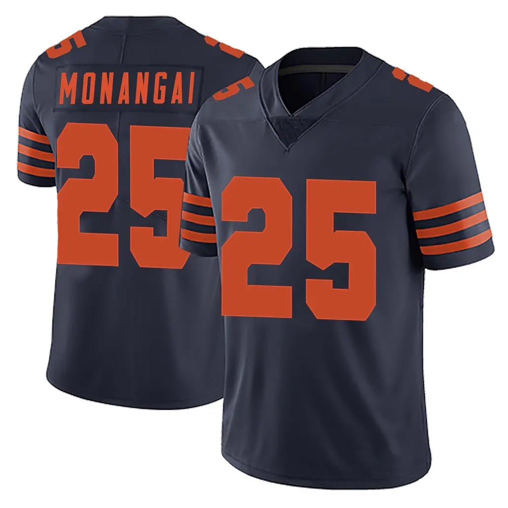 Davalo C.Bears #25 Kyle Monangai Player Navy Blue Alternate Vapor Untouchable Limited Stitched Jerseys