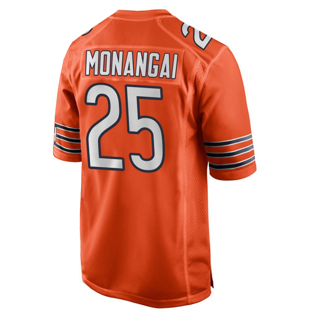 Davalo C.Bears #25 Kyle Monangai Player Orange Home Game Stitched Jerseys