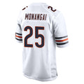 Davalo C.Bears #25 Kyle Monangai Player White Home Game Stitched Jerseys