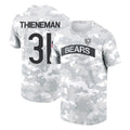 Davalo C.Bears #31 Dillon Thieneman Player Arctic Camo Salute to Service Performance T-Shirt Limited Stitched Jerseys