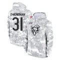 Davalo C.Bears #31 Dillon Thieneman Player Arctic Camo Salute to Service Pullover Hoodies Limited Stitched Jerseys