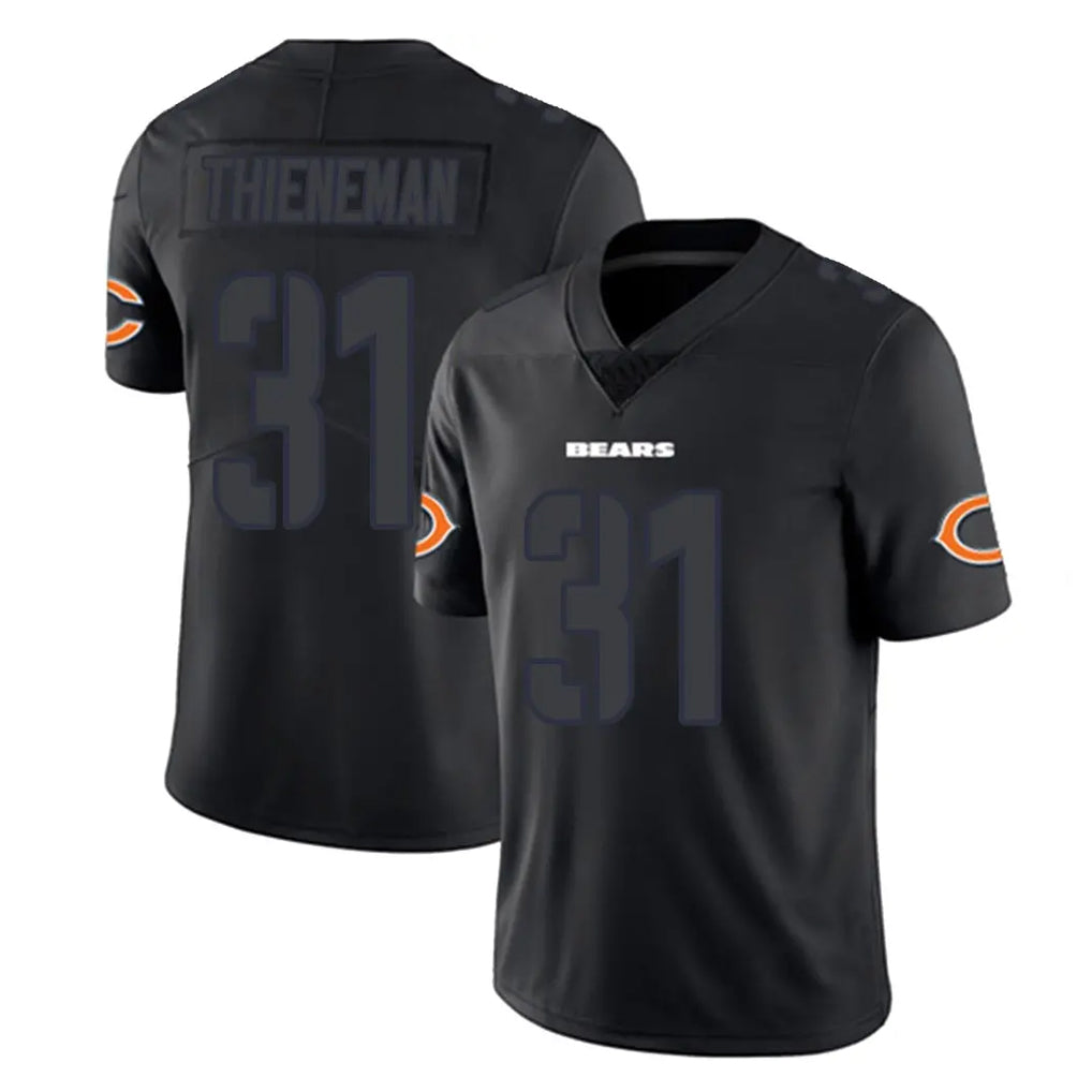 Davalo C.Bears #31 Dillon Thieneman Player Black Impact Limited Game Stitched Jerseys