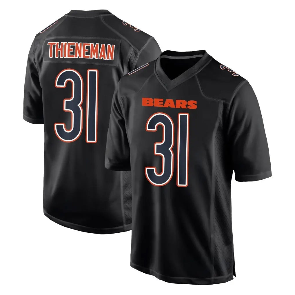 Davalo C.Bears #31 Dillon Thieneman Player Carbon Black Fashion Game Stitched Jerseys