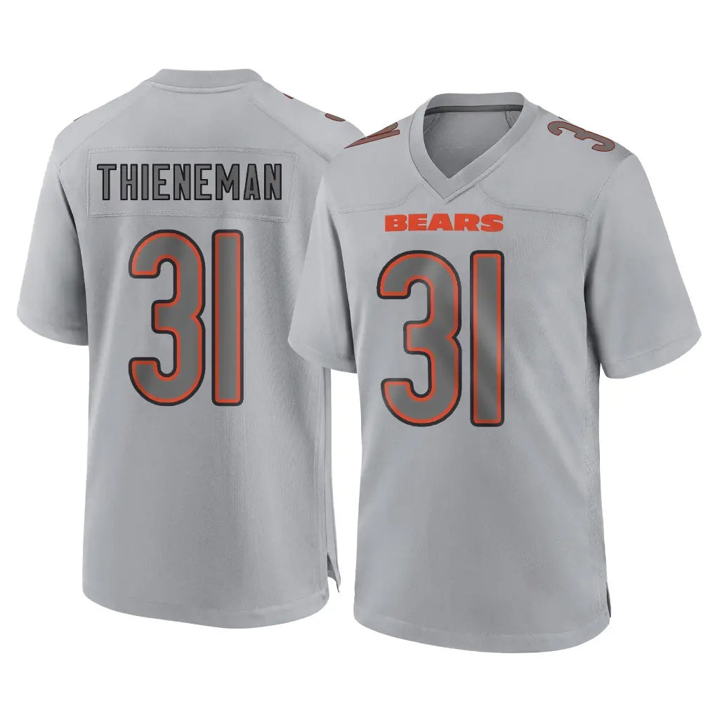 Davalo C.Bears #31 Dillon Thieneman Player Gray Atmosphere Fashion Game Stitched Jerseys