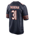 Davalo C.Bears #31 Dillon Thieneman Player Navy Home Game Stitched Jerseys