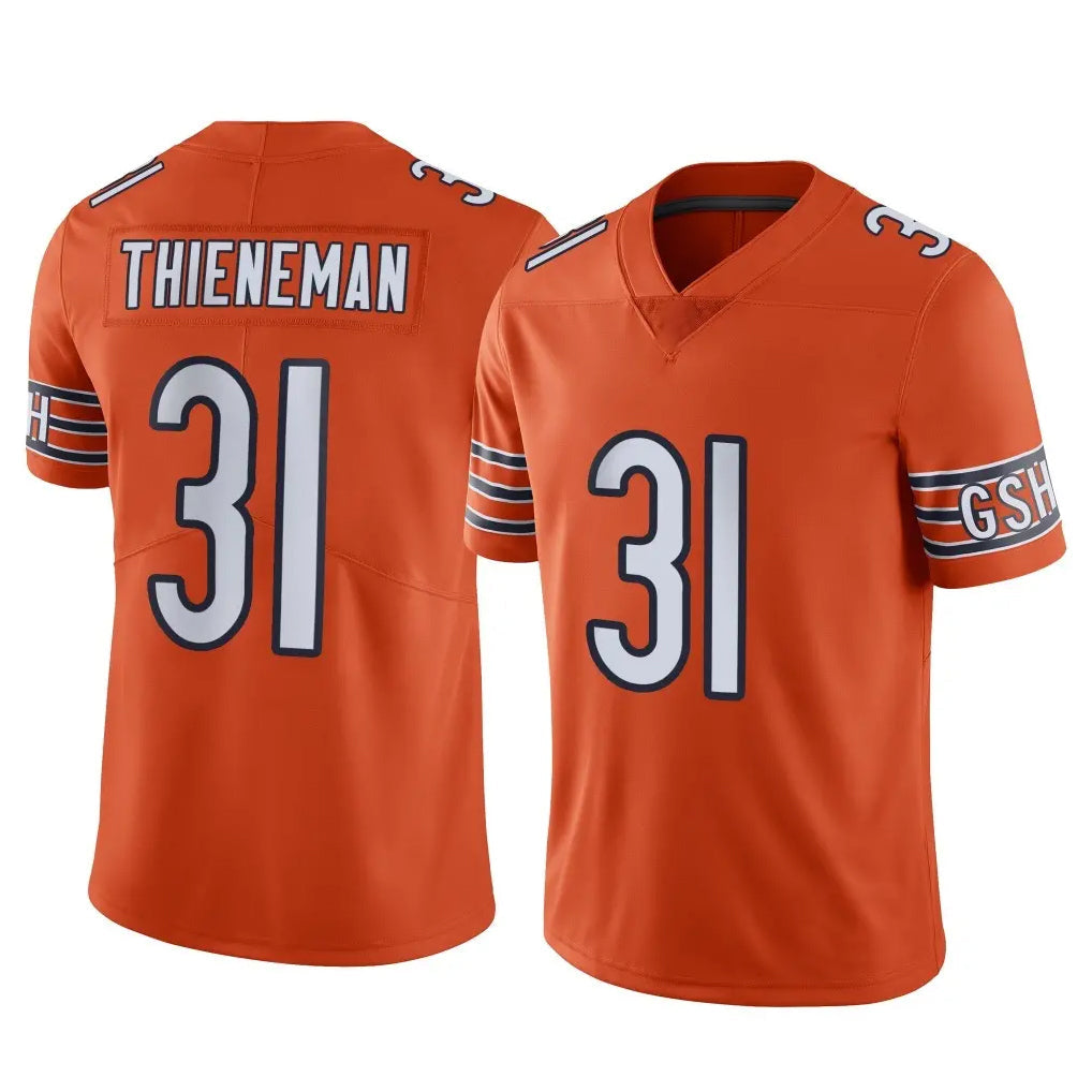 Davalo C.Bears #31 Dillon Thieneman Player Orange Alternate Vapor Limited Home Game Stitched Jerseys