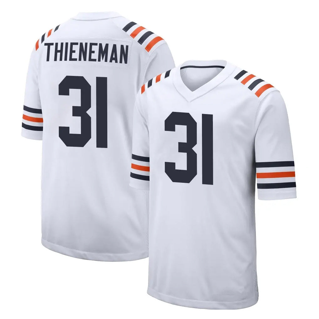 Davalo C.Bears #31 Dillon Thieneman Player White Classic Home Game Stitched Jerseys