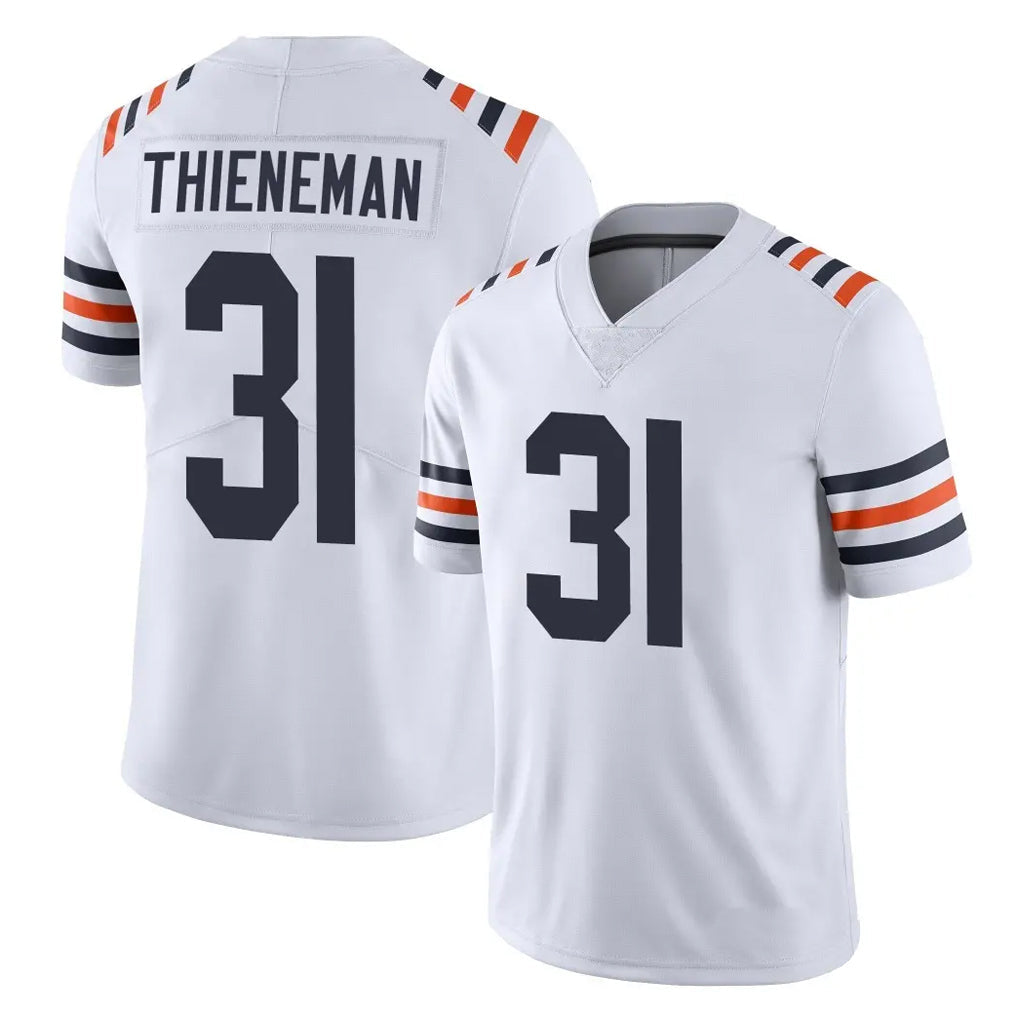 Davalo C.Bears #31 Dillon Thieneman Player White Classic Vapor Limited Home Game Stitched Jerseys
