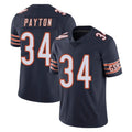 Davalo C.Bears #34 Walter Payton Player Navy Vapor Untouchable Limited Home Game Stitched Jerseys