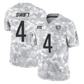 Davalo C.Bears #4 D'Andre Swift Player Arctic Camo Salute to Service Limited Stitched Jerseys