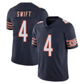Davalo C.Bears #4 D'Andre Swift Player Navy Vapor Untouchable Limited Home Game Stitched Jerseys