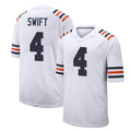 Davalo C.Bears #4 D'Andre Swift Player White Classic Home Game Stitched Jerseys