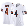 Davalo C.Bears #4 D'Andre Swift Player White Vapor F.U.S.E. Limited Home Game Stitched Jerseys