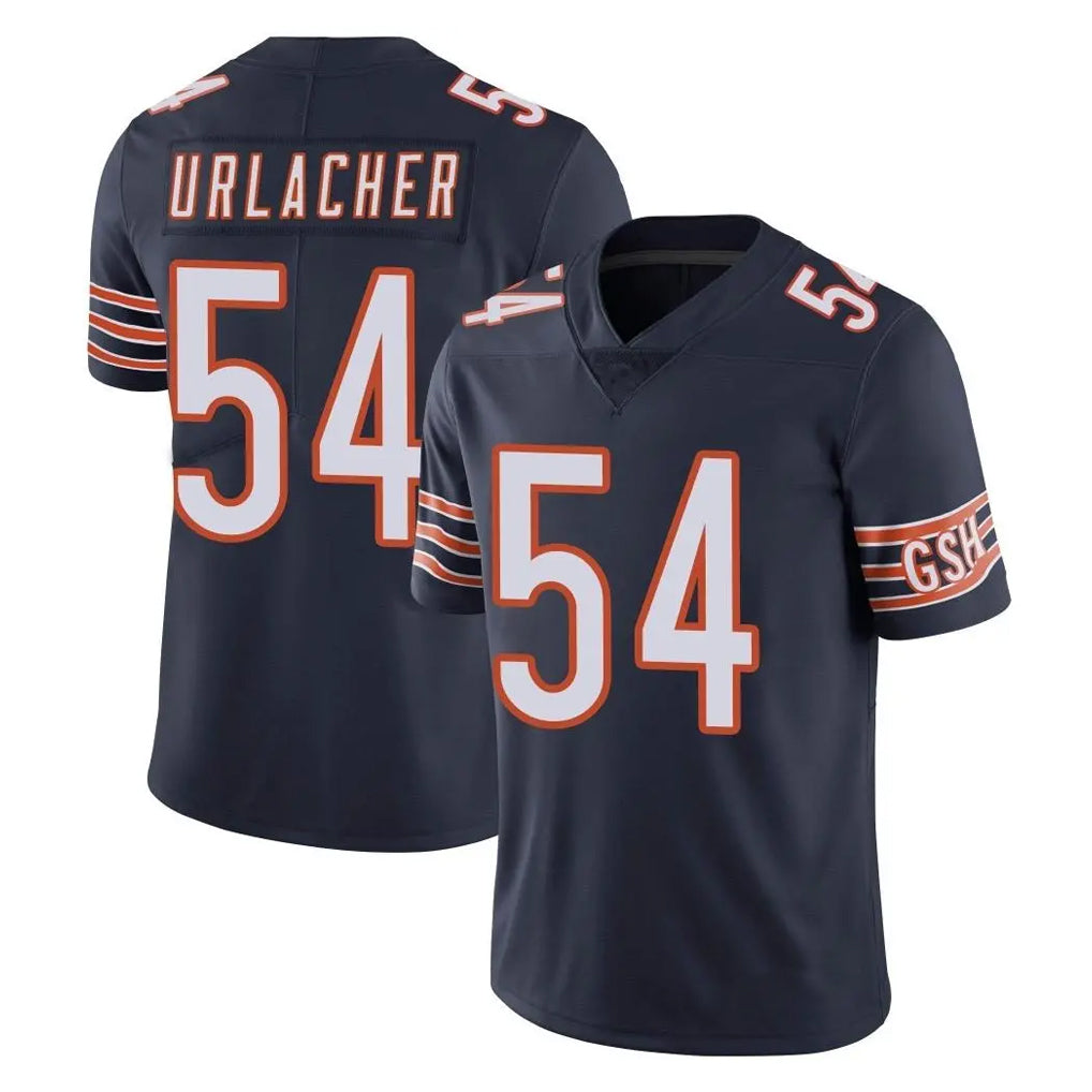 Davalo C.Bears #54 Brian Urlacher Player Navy Vapor Untouchable Limited Home Game Stitched Jerseys