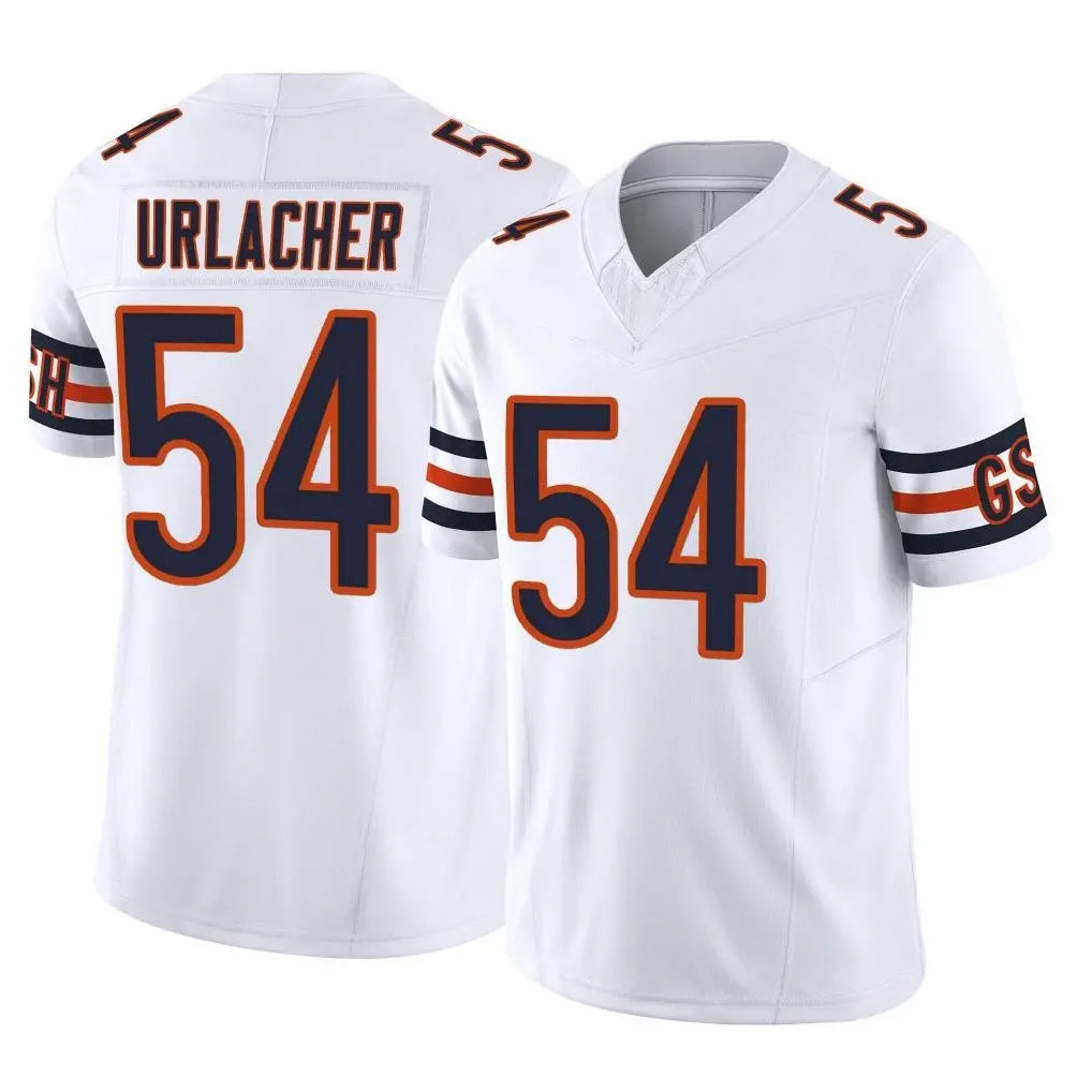 Davalo C.Bears #54 Brian Urlacher Player White Vapor F.U.S.E. Limited Home Game Stitched Jerseys