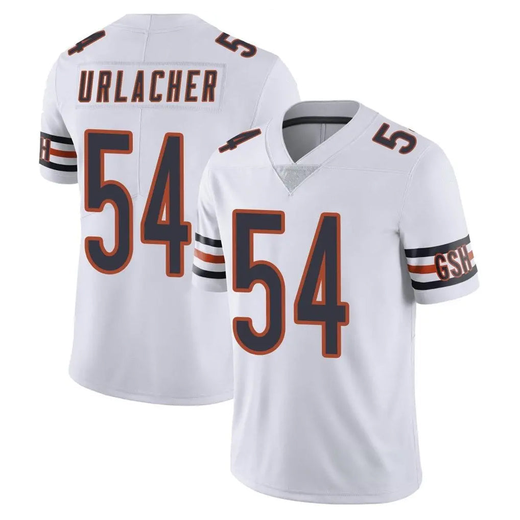 Davalo C.Bears #54 Brian Urlacher Player White Vapor Untouchable Limited Home Game Stitched Jerseys