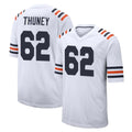 Davalo C.Bears #62 Joe Thuney Player White Classic Home Game Stitched Jerseys