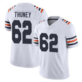 Davalo C.Bears #62 Joe Thuney Player White Classic Vapor Limited Home Game Stitched Jerseys