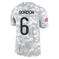 Davalo C.Bears #6 Kyler Gordon Player Arctic Camo Salute to Service Limited Stitched Jerseys