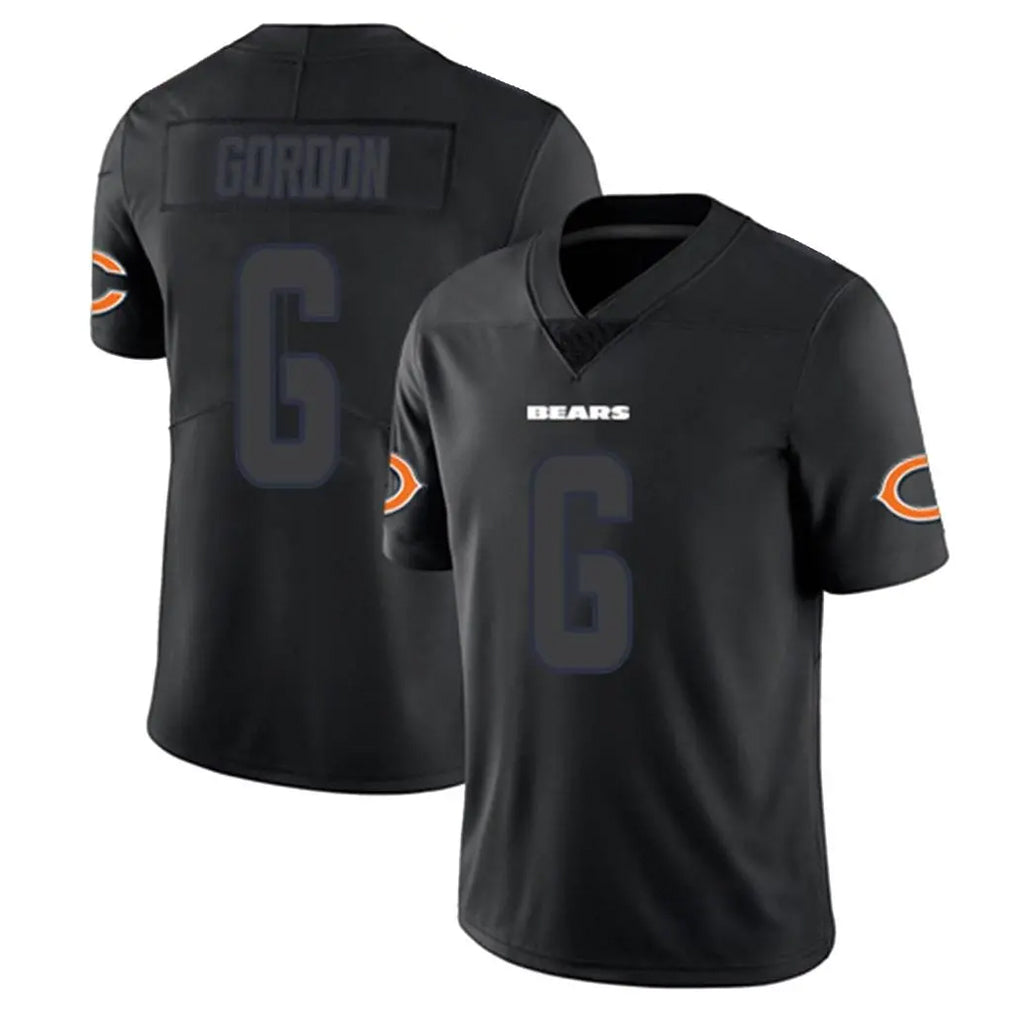 Davalo C.Bears #6 Kyler Gordon Player Black Impact Limited Game Stitched Jerseys