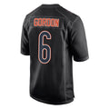 Davalo C.Bears #6 Kyler Gordon Player Carbon Black Fashion Game Stitched Jerseys