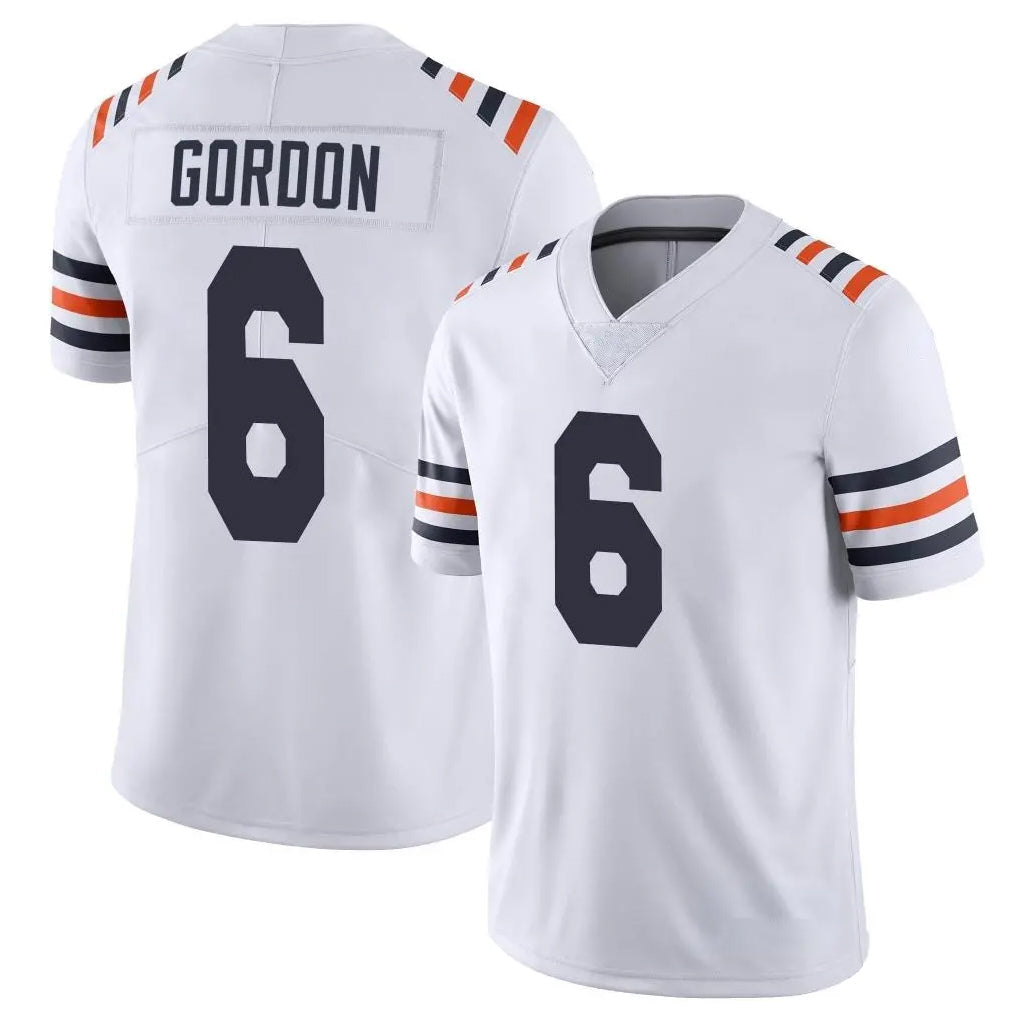 Davalo C.Bears #6 Kyler Gordon Player White Classic Vapor Limited Home Game Stitched Jerseys