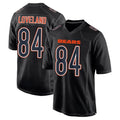 Davalo C.Bears #84 Colston Loveland Player Carbon Black Fashion Game Stitched Jerseys