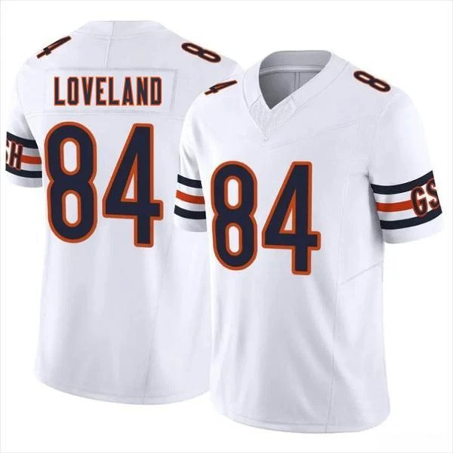 Davalo C.Bears #84 Colston Loveland Player F.U.S.E. Limited White Game  Stitched Jerseys