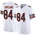 Davalo C.Bears #84 Colston Loveland Player F.U.S.E. Limited White Game  Stitched Jerseys