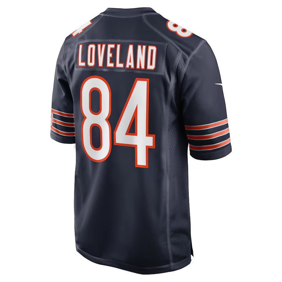 Davalo C.Bears #84 Colston Loveland Player Navy Home Game Stitched Jerseys