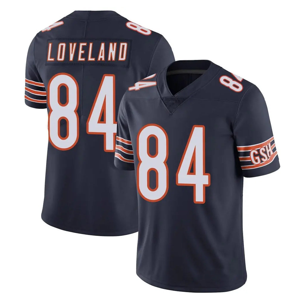 Davalo C.Bears #84 Colston Loveland Player Navy Vapor Untouchable Limited Home Game Stitched Jerseys