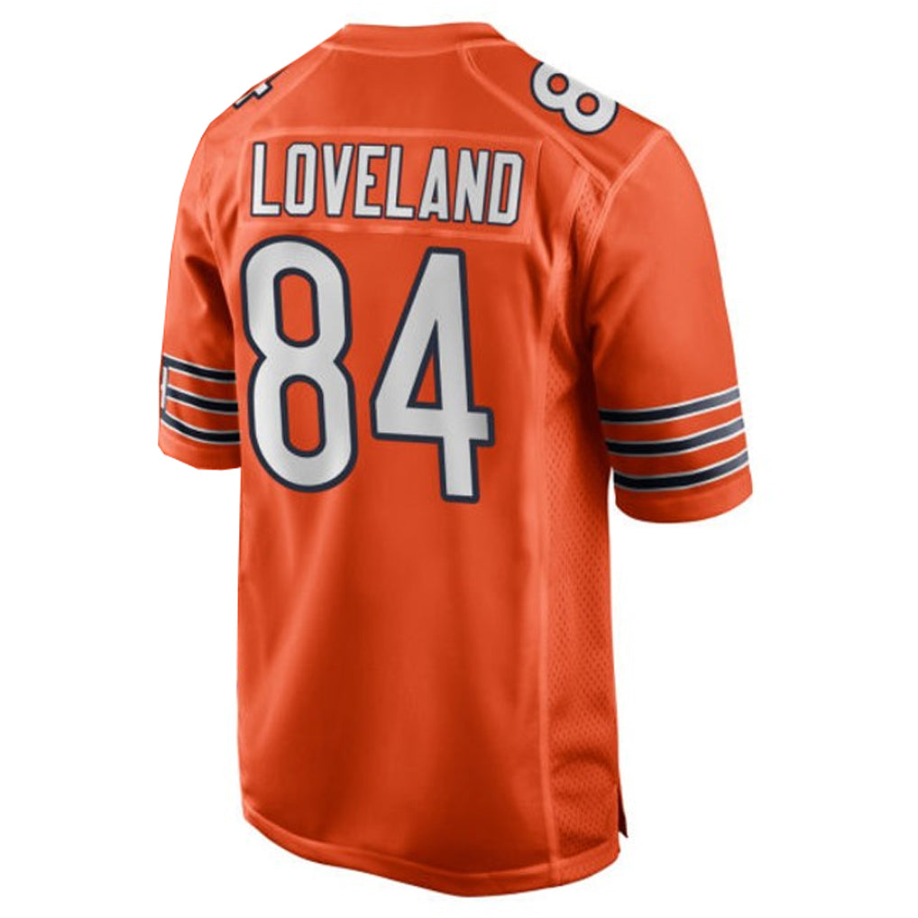 Davalo C.Bears #84 Colston Loveland Player Orange Home Game Stitched Jerseys
