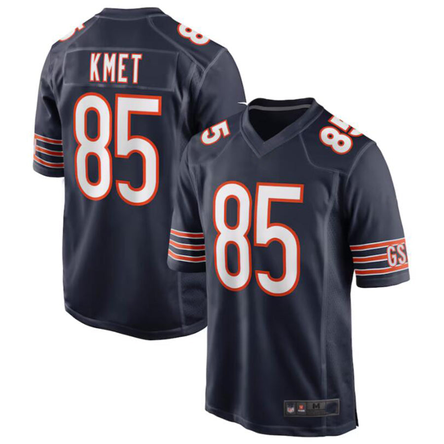 Davalo C.Bears #85 Cole Kmet Navy Player Game Jersey American Stitched Jerseys