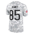 Davalo C.Bears #85 Cole Kmet Player Arctic Camo Salute to Service Limited Stitched Jerseys