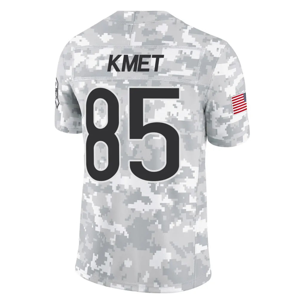 Davalo C.Bears #85 Cole Kmet Player Arctic Camo Salute to Service Limited Stitched Jerseys