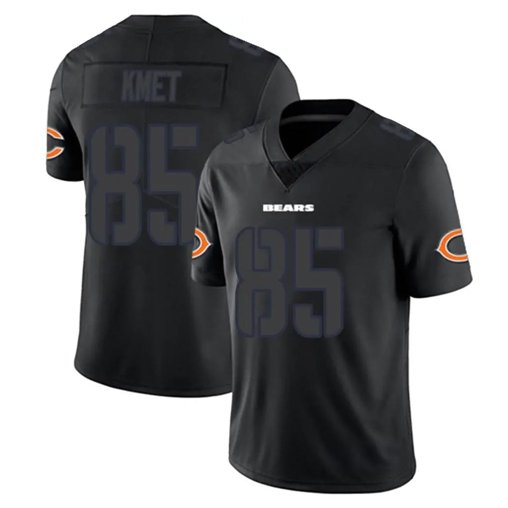 Davalo C.Bears #85 Cole Kmet Player Black Impact Limited Game Stitched Jerseys