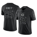 Davalo C.Bears #85 Cole Kmet Player Black REFLECTIVE Limited Game Stitched Jerseys