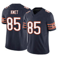Davalo C.Bears #85 Cole Kmet Player Navy Vapor F.U.S.E. Limited Home Game Stitched Jerseys
