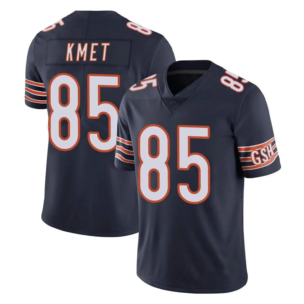Davalo C.Bears #85 Cole Kmet Player Navy Vapor Untouchable Limited Home Game Stitched Jerseys