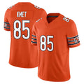 Davalo C.Bears #85 Cole Kmet Player Orange Vapor F.U.S.E. Limited Home Game Stitched Jerseys