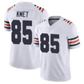 Davalo C.Bears #85 Cole Kmet Player White Classic Vapor Limited Home Game Stitched Jerseys