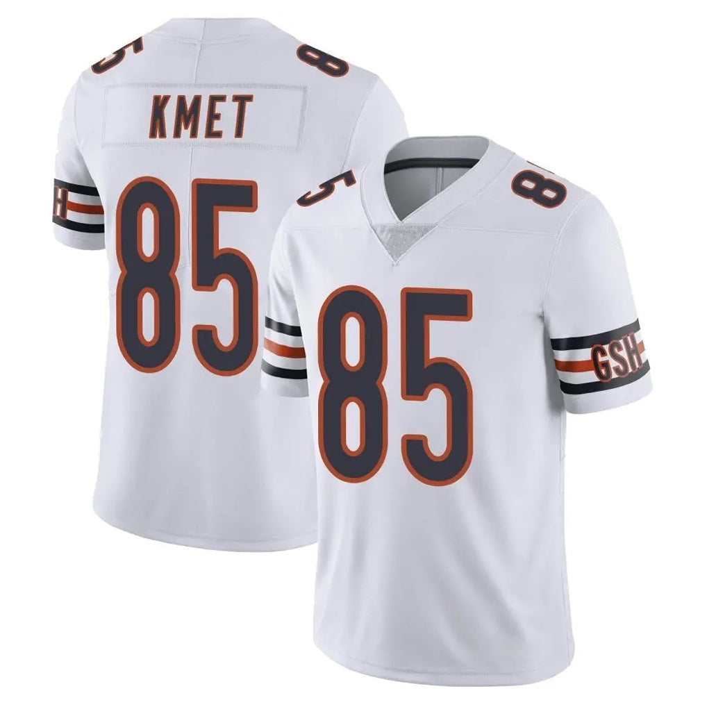 Davalo C.Bears #85 Cole Kmet Player White Vapor Untouchable Limited Home Game Stitched Jerseys