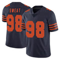 Davalo C.Bears #98 Montez Sweat Player Navy Blue Alternate Vapor Untouchable Limited Stitched Jerseys