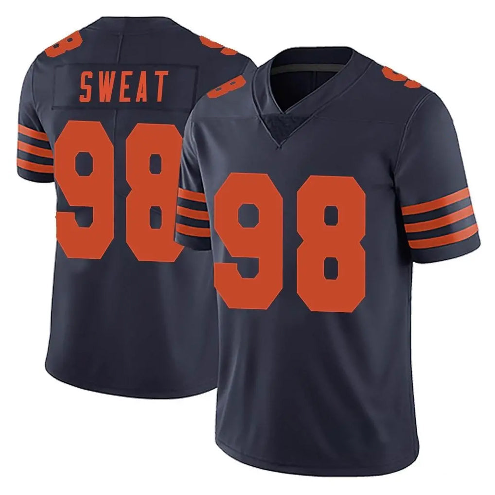 Davalo C.Bears #98 Montez Sweat Player Navy Blue Alternate Vapor Untouchable Limited Stitched Jerseys