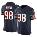 Davalo C.Bears #98 Montez Sweat Player Navy Vapor F.U.S.E. Limited Home Game Stitched Jerseys