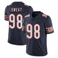 Davalo C.Bears #98 Montez Sweat Player Navy Vapor Untouchable Limited Home Game Stitched Jerseys