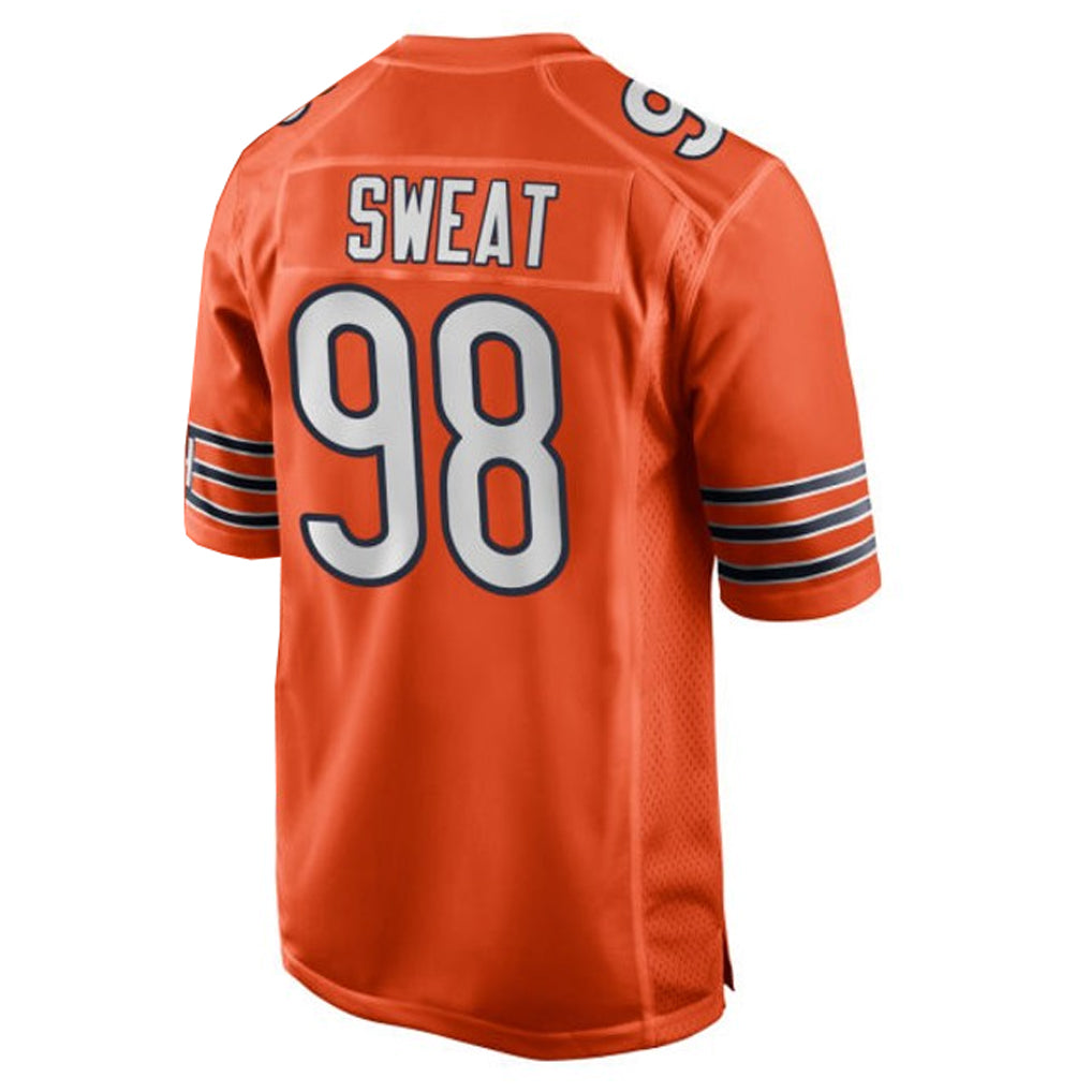 Davalo C.Bears #98 Montez Sweat Player Orange Home Game Stitched Jerseys