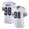 Davalo C.Bears #98 Montez Sweat Player White Classic Vapor Limited Home Game Stitched Jerseys