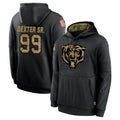 Davalo C.Bears #99 Gervon Dexter Sr. Player Black Salute to Service Pullover Hoodies Limited Stitched Jerseys
