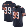 Davalo C.Bears #99 Gervon Dexter Sr. Player Navy Vapor Untouchable Limited Home Game Stitched Jerseys